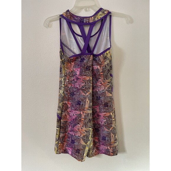 Danskin Girls XL 14/16 LeotardFreestyle Unitard Dance Gymnastics Crisscross Purp - Picture 5 of 6